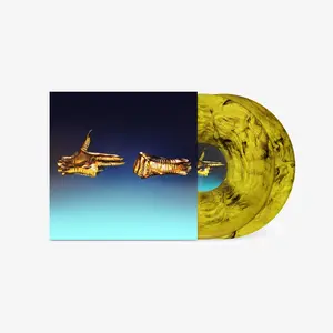 Run The Jewels 3 Vinyl Record Transparent Yellow & Black Smoke LP