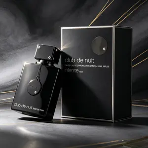 Armaf Club De Nuit Intense Man Eau de Parfum 105ml, Woody Amber Citrus Musk Scent with Patchouli Vanilla, Versatile Men’s Fragrance