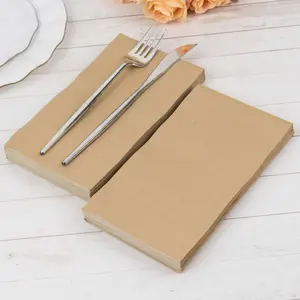 50-Pack Paper Napkins 2-Ply Soft Natural - Dinner Party Napkins