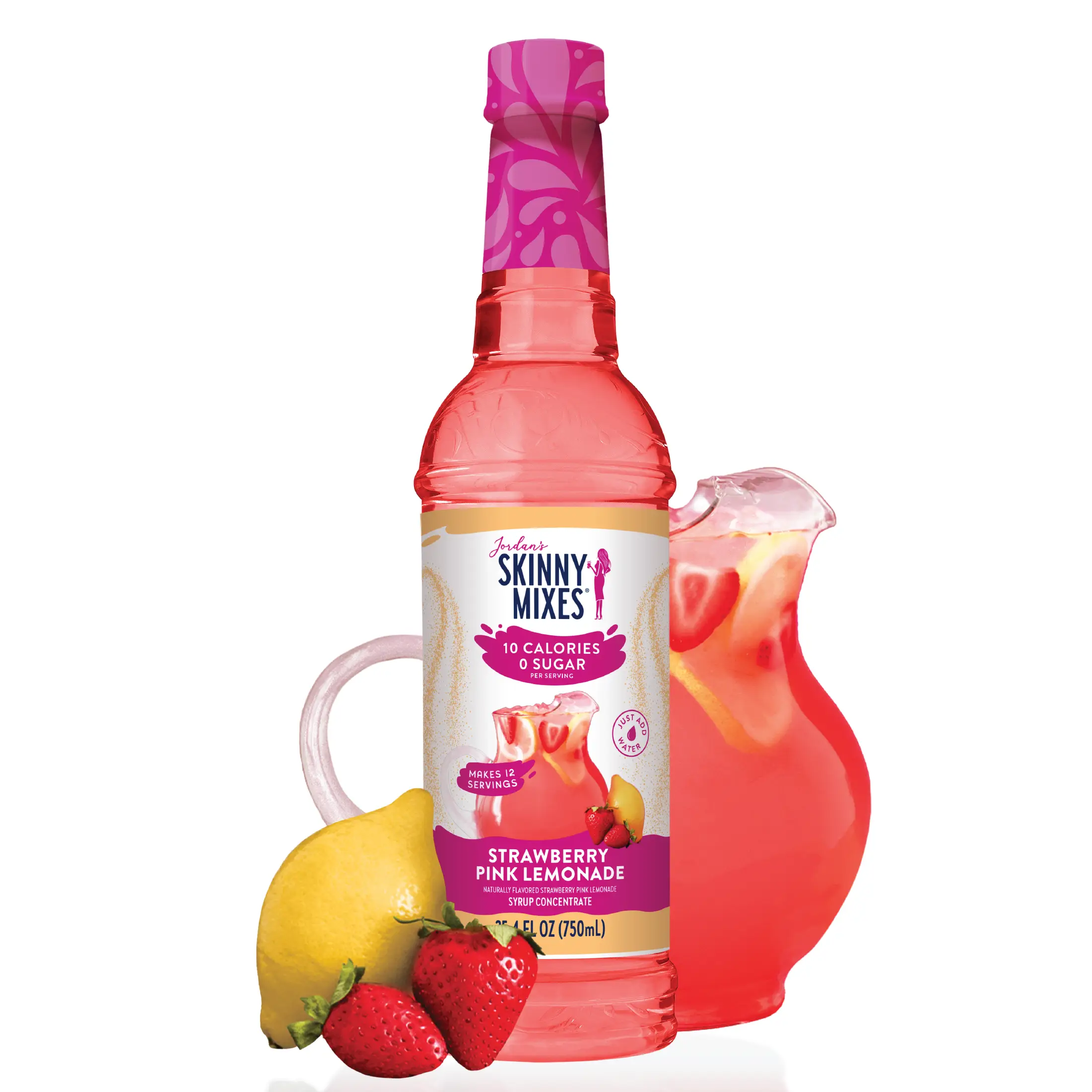Sugar Free Strawberry Pink Lemonade Concentrate