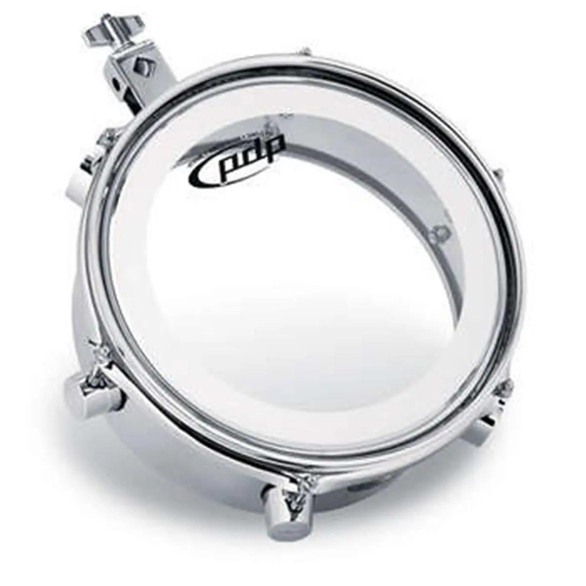 212 MAIN Pacific Mini Timbale Percussion Musical Instrument, 4x10 in, Compact Design, Chrome Finish, Musical Instruments