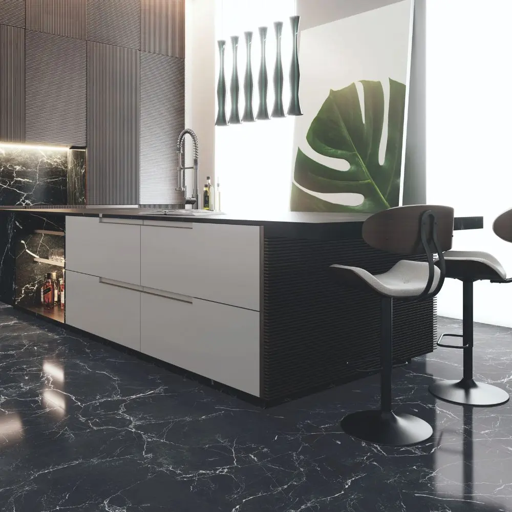 Obsidian Port Noir 24x48 R Porcelain Tile Sample