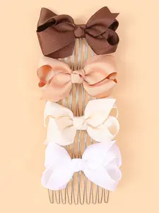 4 Pcs Butterfly Hair Clips, Women's Hair Comb for Frizz Control, Fashionable Hair Accessories, Ideal for Daily Commute, Simple and Versatile