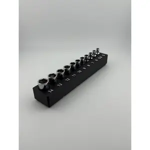 Harbor Freight Icon 1/4'' Metric Socket Bin – Gridfinity 3D Printed Organizer