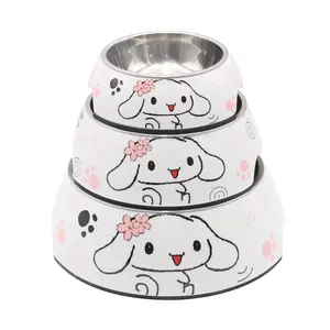 304 Stainless Steel Pet Bowl, 1 Count Anti-spill Dog Food Bowl, Pet Feeding Bowl, Pet Supplies for Dogs & Cats, Dog & Cat Accessories, Stainless Steel Bowls