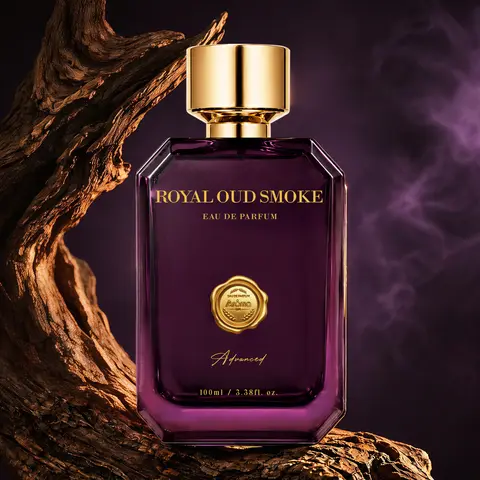 Royal Oud Smoke Man Eau de Parfum | Smoky Accord, Natural Oud, Leather, Woods, Patchouli | Long Lasting | Cruelty Free | Perfect Gift for Him | 3.38 Fl.oz