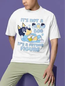 Bluey It's Not A Dad Bod It's A Father Figure Bluey T-Shirt, father's day gift for dad.