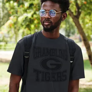 Grambling State University (GSU) Black on Black Tee/Sweatshirt