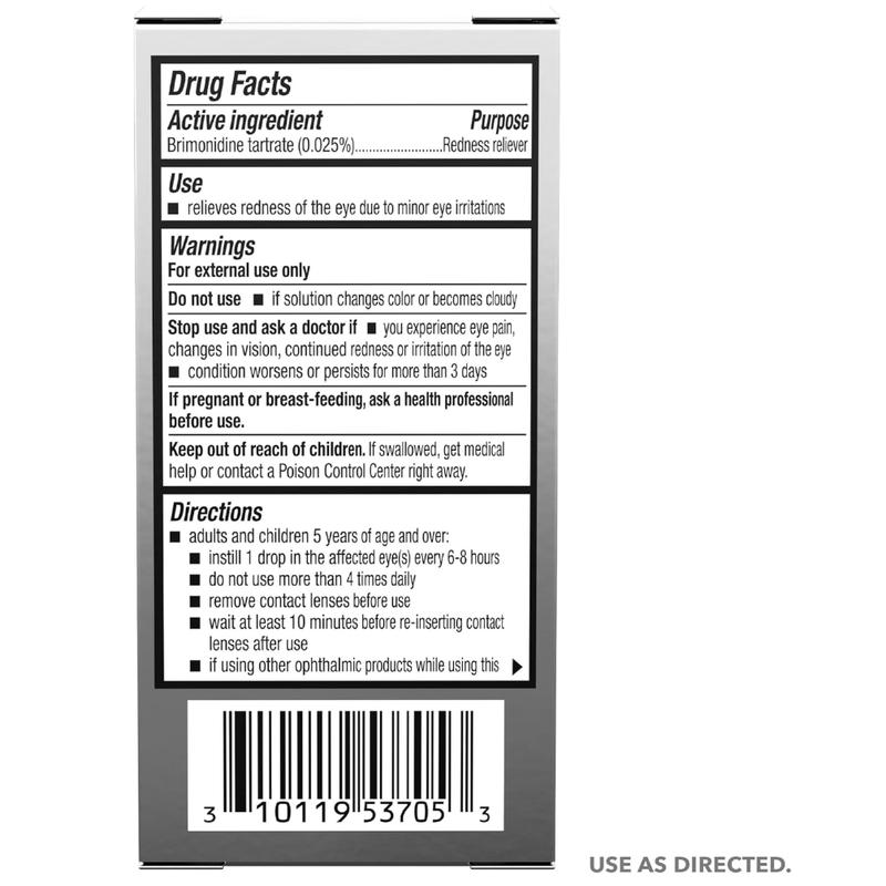 LUMIFY Eye Drops for Red Eyes, Redness Reliever for Brighter Looking Eyes, Works in 1 Minute & Lasts Up to 8 Hours, Eye Drops, 0.17 Fl Oz (5 mL)