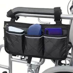 Car rear chair storage bag, Backseat Storage Bag, wheelchair armrest hanging bag, side storage bag, multi-pocket storage bag, motorcycle, bicycle, stroller, walker, storage bag.