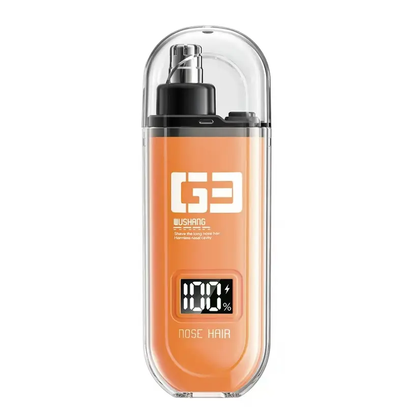 Metal Electric Nose Hair Trimmer - Multi-Function Hair Removal Solution for Men, Portable Pain-Free Alcohol-Free Beauty Tool, Damage-Resistant, Stylish Plastic-Metal Build, Everyday Use for Beard Grooming