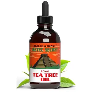 Aztec Secret - Royal Tea Tree Oil - 100% Pure - 4 OZ - Deep Hair & Skin Moistruizer - 1 pack Haircare Hydrating Moisture Vitamins Comfort Hydrate