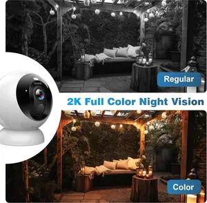 AI Motion Detection, 32G SD Cloud Storage-Color Night Vision-Outdoor Indoor Window Cameras Wireless WiFi Cameras-Litymol Magnetic Security
