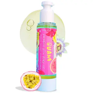 PASSION FRUIT+GUAVA - Paradise Glow Nourishing Natural Body Skin Oil-Guam Scented/Daily Moisturizer/Health-Beauty-Repair-Hydrating/Self-Care Gift body care Coconut Moisture