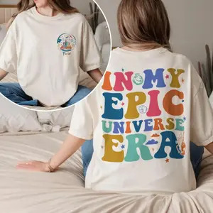 [Comfort Color] In My Epic Universe Era Shirt, Retro Epic Universe Tshirt, Family Universe Park Trip 2025 Tee, Orlando Park Epic Universe