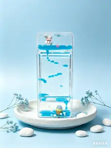 Bubble Liquid Ice Cream Rabbit Stress Relief Model, Playful Sensory Toy with Rhythmic Flowing Fun for Anxiety & Stress, A Joyful Holiday & Christmas Gift for Decompression