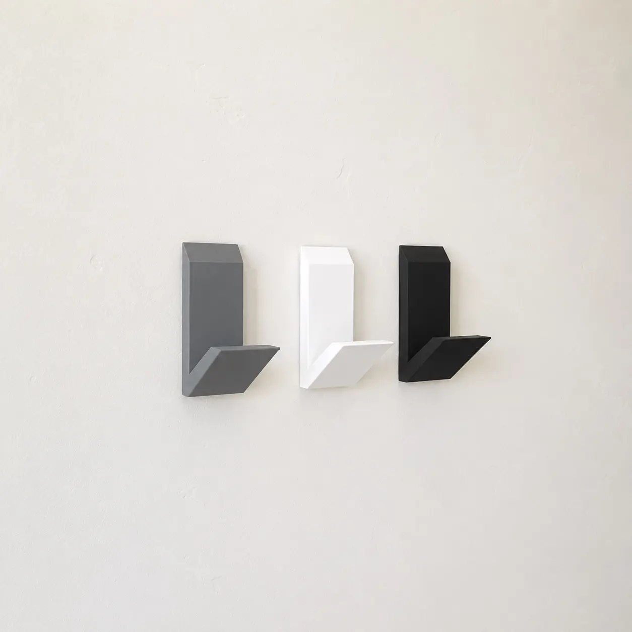 Single Angled Wall Hook | Modern Minimalist Hook | Wall Organizer