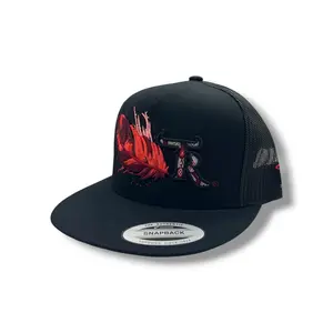 Texas Ranch Hat - Red Pincer Black/Black