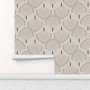 Leaf Pattern Wall Sticker, 1 Roll Self-adhesive Waterproof Wallpaper, Peel and Stick Wallpaper Designs, Removable Wall Decal for Home Living Room Bedroom Kitchen Dormitory Decor