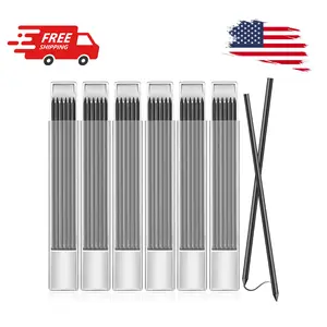 36 Pcs 2.8mm Pencil Lead Refills for Carpenter Mark Pencils Solid Deep