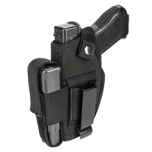 Unisex Gun Holster, 9mm Pistol Holster, IWB/OWB Concealed Carry Pistol Holster, with Magazine Pouch