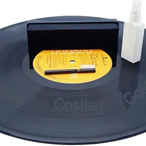 Boytone Anti-Static Carbon Fiber record and LP, Vinyl cleaner, washer with Stylus brush and record cleaning liquid set