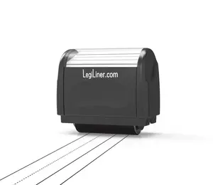 LegiLiner Self-Inking Teacher Stamp - Worm Line Handwriting Lines Roller Stamp for Pre-K & Kindergarten Writing Skills Practice