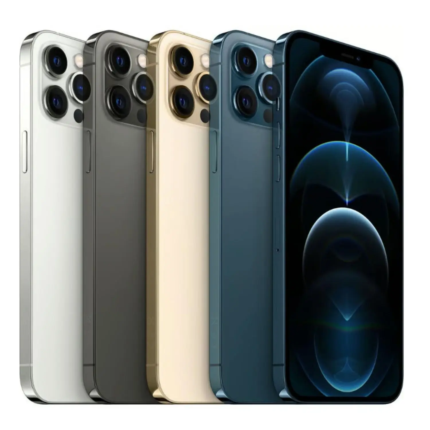 Apple Refurbished iPhone 12 Pro Max - Fully Unlocked 6.7-inch Super Retina XDR Display A14 Chip 6GB RAM 15W MagSafe Charging Enhanced Camera
