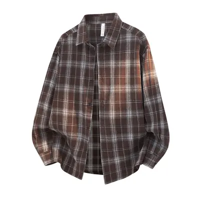 Dyed Checker Button Down Ktwo - TikTok Shop