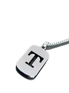 Hot Selling High-End Hollow Out Letter Titanium Steel Necklace, Unisex Stainless Steel Accessory, Unique Fashion Jewelry, Initial Necklace