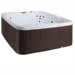 Lifesmart LS450DX 7-Person Plug and Play Hot Tub with 22 Jets & Ozonator Ultimate Relaxation Experience 110v Spa with Waterfall Feature