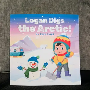 Logan Digs the Arctic! Signed/Sticker Bonus Activity/Fact Sheet in the end picture books