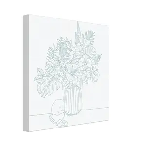 Tropical Paint-it-Yourself 12x12 Canvas