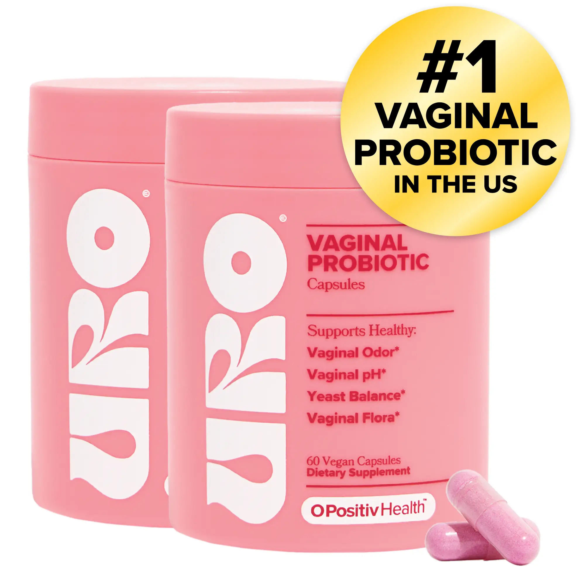 URO Women's Probiotics - 2 Bottle Pack