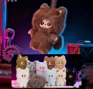 Baby Three -Walonglong  Plush Mystery Box，Soft Furry Collectibles，Backpack or clothing decoration，Stuffed Animal