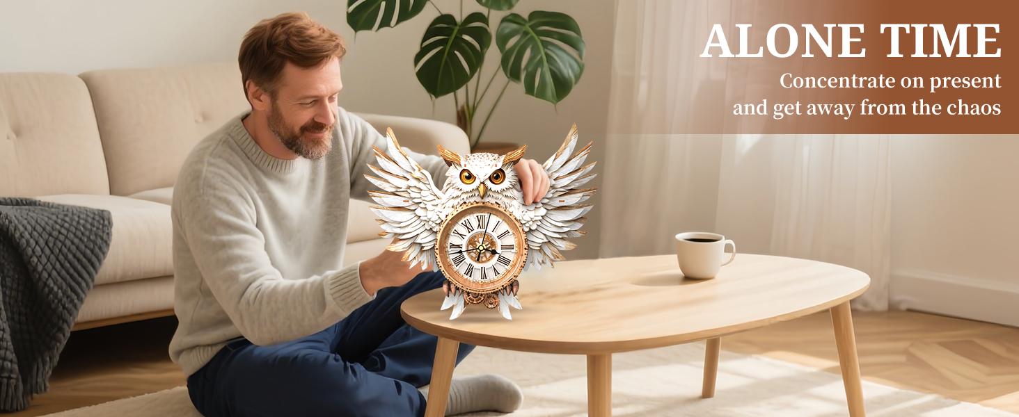 3D Puzzle Mechanical Wooden Clock Kit for Adults – Dragon, Blue Dragon, Dog, Butterfly, Owl & Turtle Designs | DIY Pendulum Clock with Roman Numerals | Creative Desk & Home Decor | Unique Gift for Puzzle Lovers,back to school 3D Puzzle Mechanical Wooden Clock Kit for Adults – Dragon, Blue Dragon, Dog, Butterfly, Owl & Turtle Designs | DIY Pendulum Clock with Roman Numerals | Creative Desk & Home Decor | Unique Gift for Puzzle Lovers,back to school