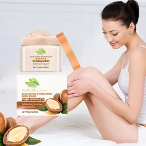 BODY BUFF : Premium Body Scrub Brightening Scrub for Hyperpigmentation, Exfoliation, pH balancing and  body odor, with Vanilla Shea Sugar