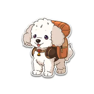 Hiker Finn Sticker