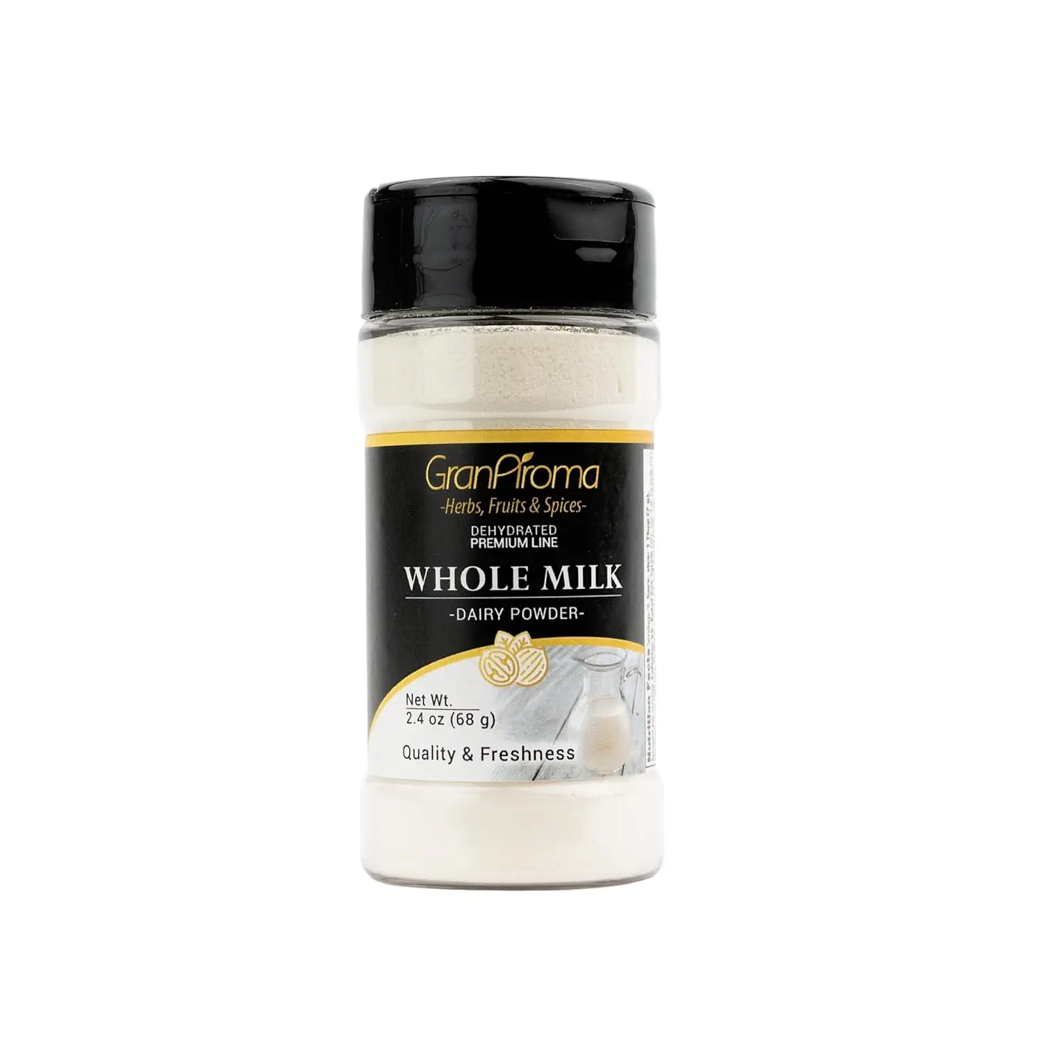 GranAroma Whole Milk Powder, Rich & Creamy, Perfect for Baking & Beverages (2.4 Ounce)