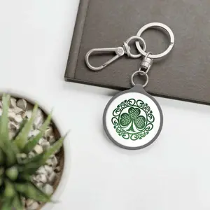 Celtic Shamrock Knot Keyring
