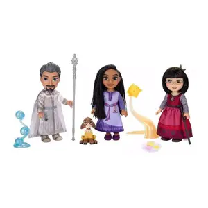 Disney’s Wish 6'' Asha, Dahlia & Magnifico Petite Doll Gift Set
