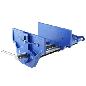 Woodworking Vise, 13-Inch Bench Vise, Heavy-Duty Cast Iron Construction, 10.6-Inch Jaw Width, Quick Release Lever, Smooth Precision Jaw, Suitable For Woodworking, Cutting, Drilling, Sanding, Milling, And Assembly On A Workbench