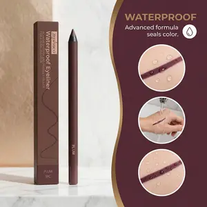 Plum-Colored Eyeliner Pen For Eye Beauty, Waterproof And Non-Fading, Smooth And Flowing Eyeliner Gel Pen