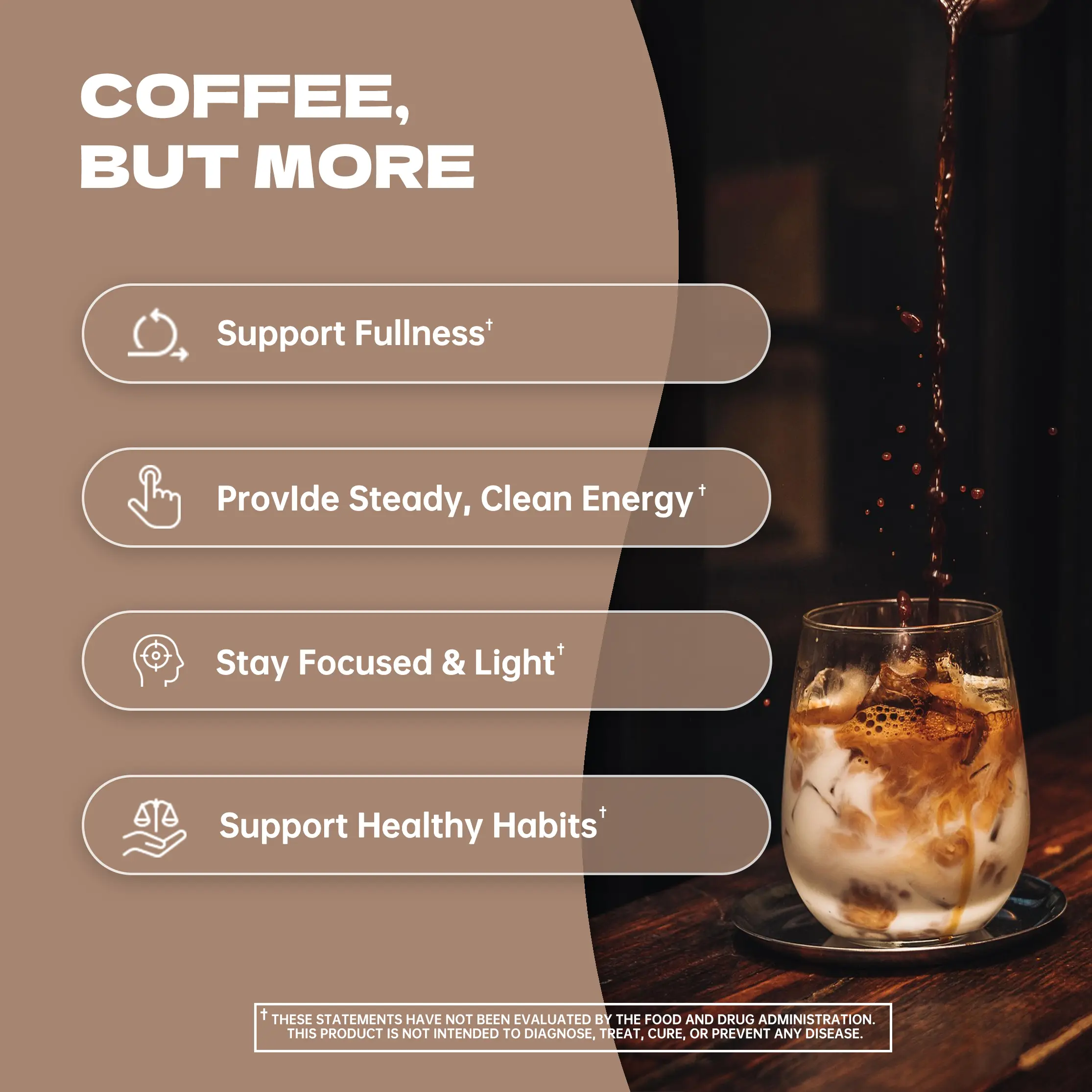 Jiggle Energy Instant Coffee | Protein Cinnamon Drinks | Coconut