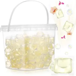 150 Count Liquid Laundry Detergent Soap Pods Bulk, Anti Sensitive Laundry Pods Fresh Scented Machine Pod with Container Box Stain Odor Removal Concentrated(Honey Orchid Scent)