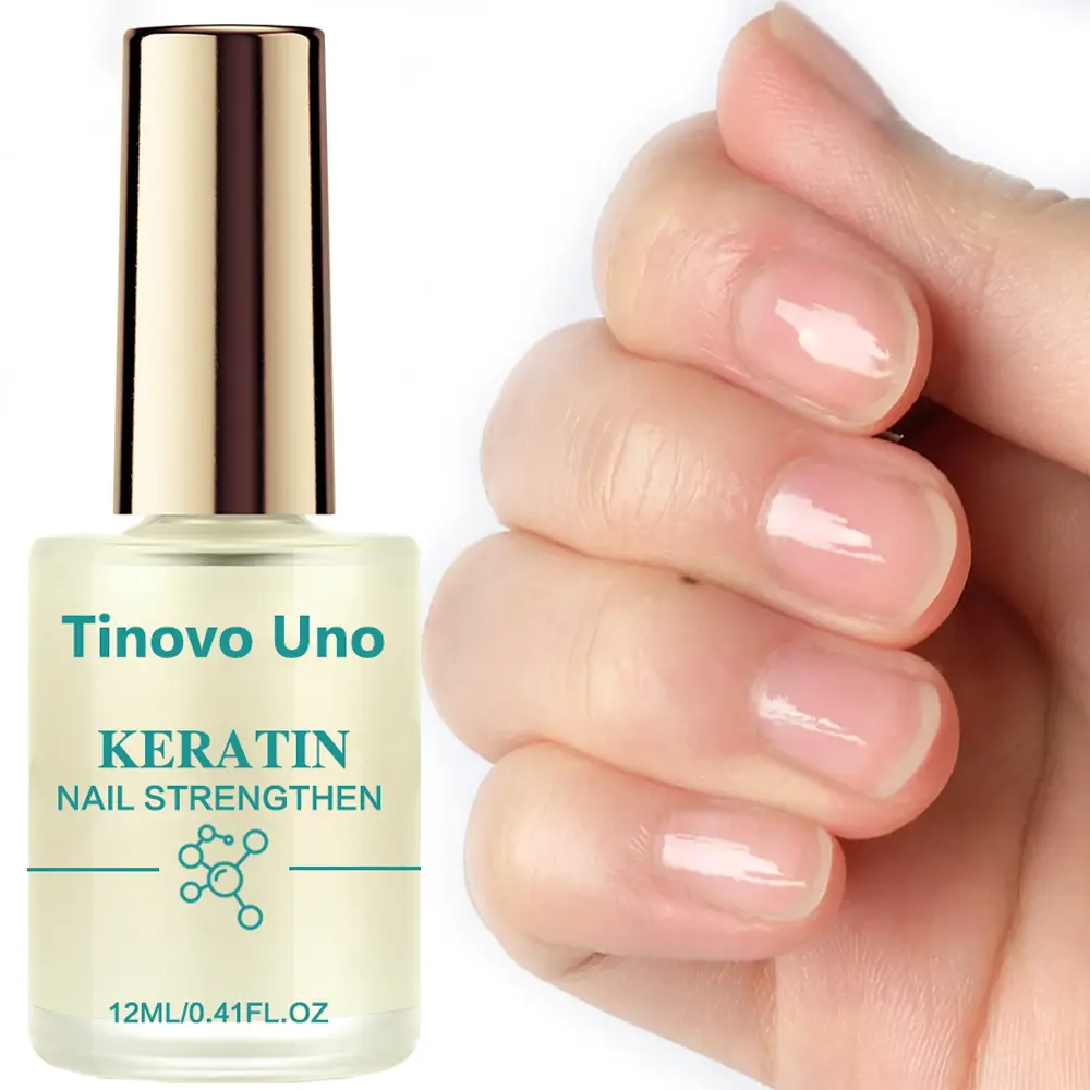 Tinovo Uno Nail Care Solution, Treatment, Nail Care Liquid, Strengthener, Fortifies Nails to Prevent Splitting, Chipping and Breaking, Enhances Nails Beauty, Glossy and Hard Shield, Fast Dry, No UV/LED Lamp Baking, Nail Art DIY