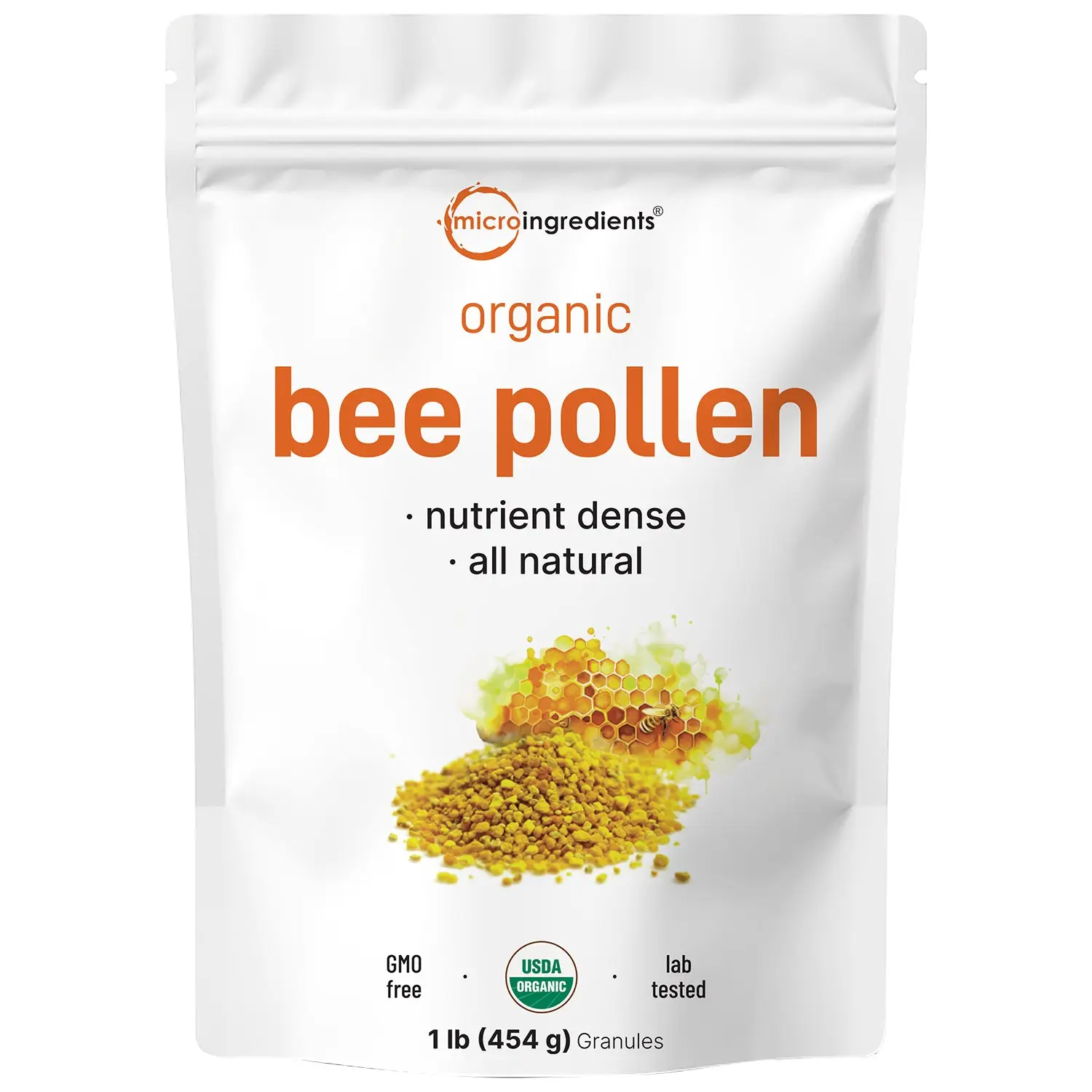 Micro Ingredients Premium Organic Bee Pollen Granules
