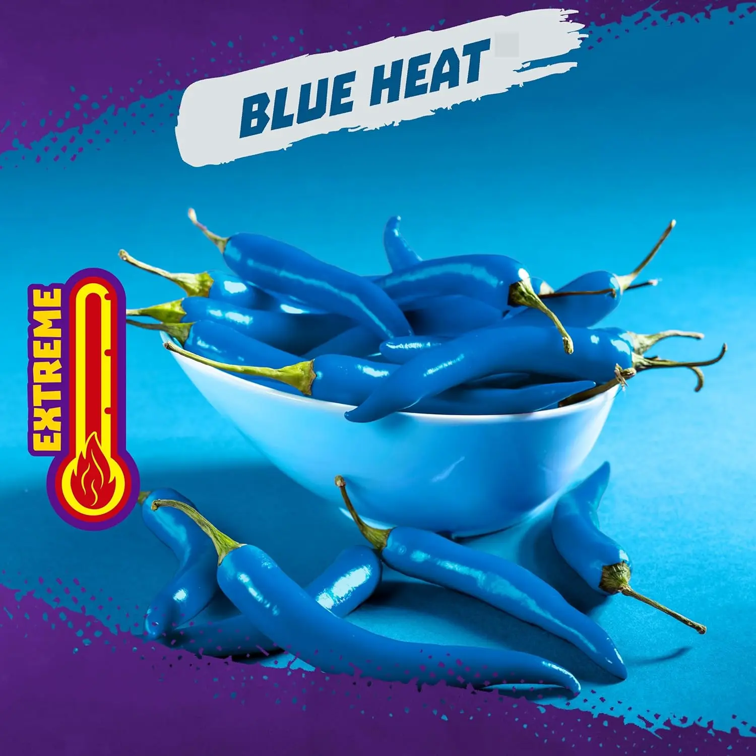Takis Blue Heat Spicy Corn Tortilla Chips, 17 oz Fiesta Party Size Bag for Sharing and Snacks Chilli Salt