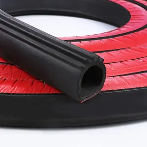 D Shape Door Rubber Seal Strip,1" RV Slide Out Seal Self-Adhesive EPDM Rubber,Heavy Duty Automotive Weather Stripping for Fill Gaps,Apply to ,,RV,Boat and  Application (6ft)