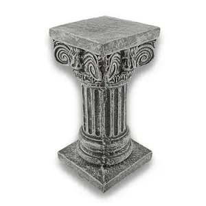 Solid Concrete Roman Pillar Mini Statue Pedestal